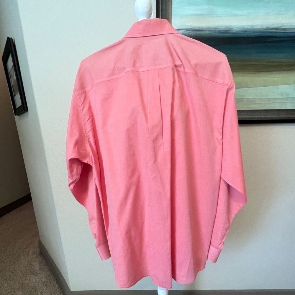 M17- Coral/Pink Silver Mesa men’s western style shirt. - Picture 3 of 4